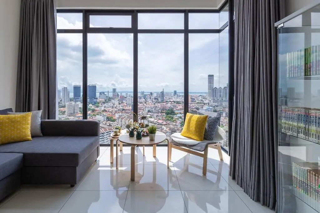 Appartement 9Min Drive To City Highfloor Aprmt City Skyline View Water Purifier George Town