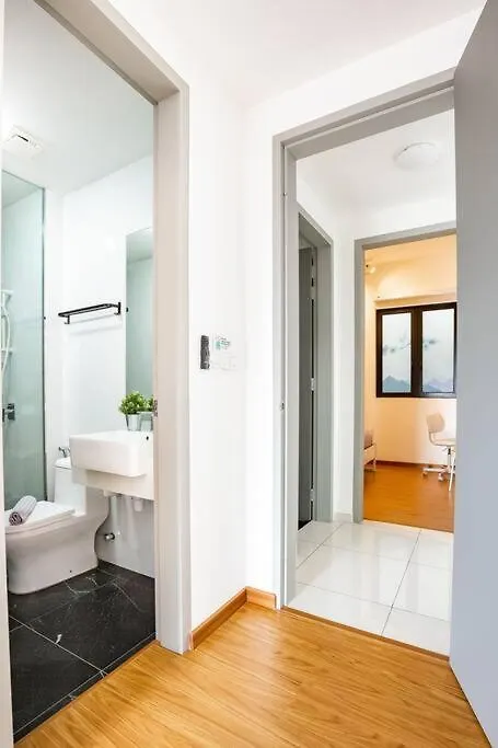 9Min Drive To City Highfloor Aprmt City Skyline View Water Purifier George Town Appartement