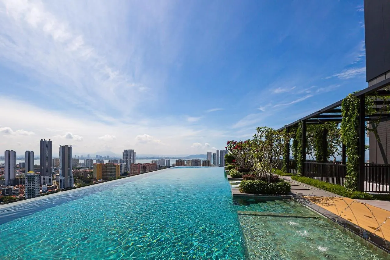 9Min Drive To City Highfloor Aprmt City Skyline View Water Purifier George Town